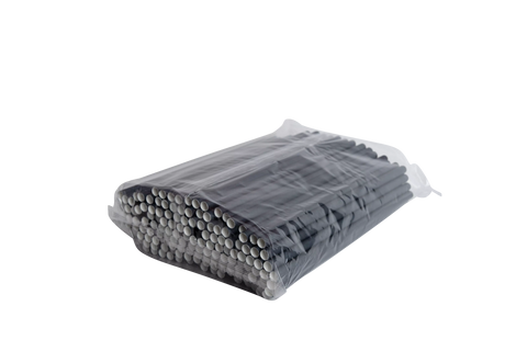 Jumbo Papierstrohhalme in Schwarz