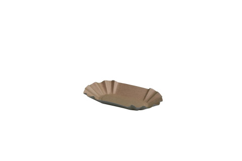 Braune Pappschüssel