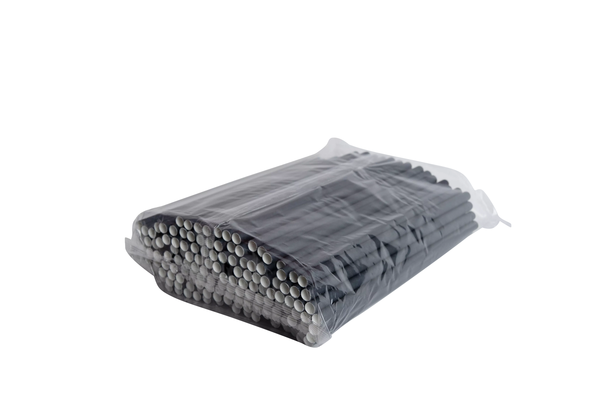 Jumbo Papierstrohhalme in Schwarz