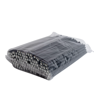 Jumbo Papierstrohhalme in Schwarz