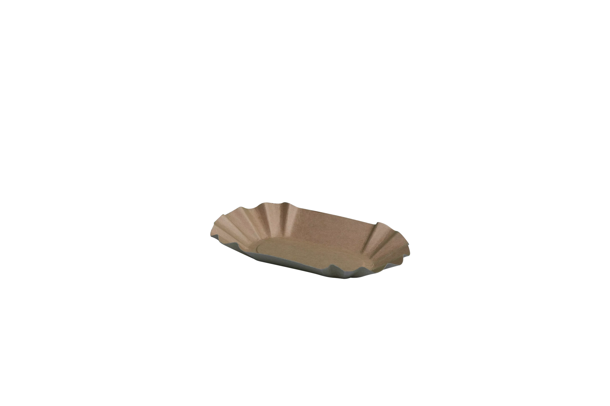 Braune Pappschüssel