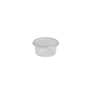 Saucenbecher Rund 250ml mit Deckel